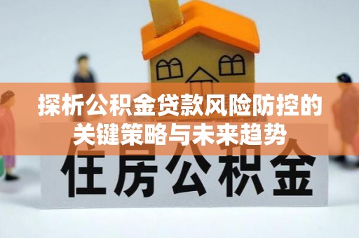富阳探析公积金贷款风险防控的关键策略与未来趋势